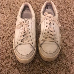 Free People white Leather Sneakers